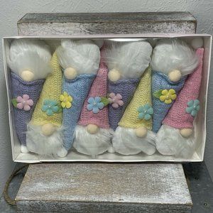 In Full Bloom Easter Gnomes Decorative Garland For Tables, Stairways 72" Long